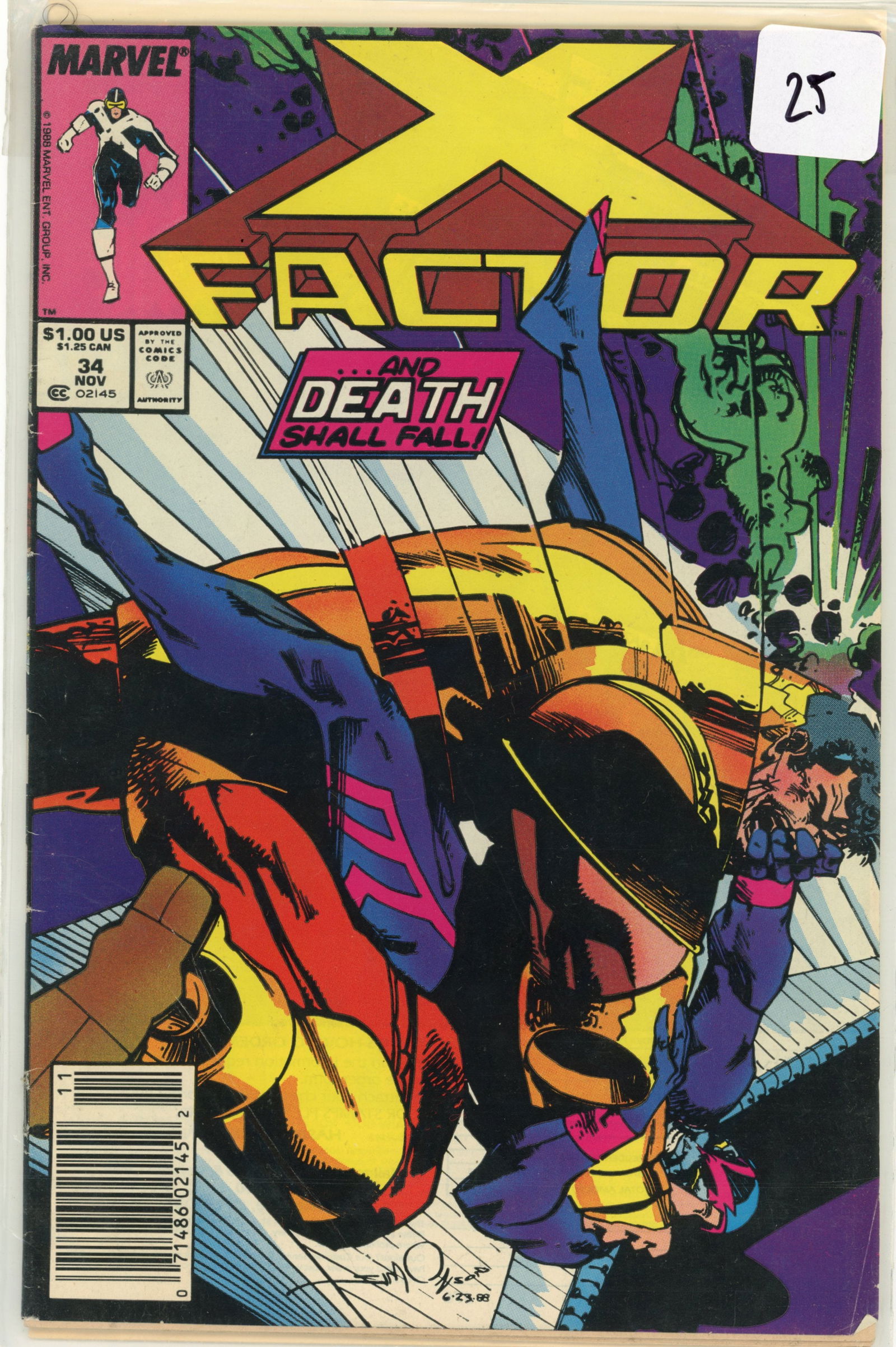 1988 Marvel X-Factor Issue 34 (1 of 1)
