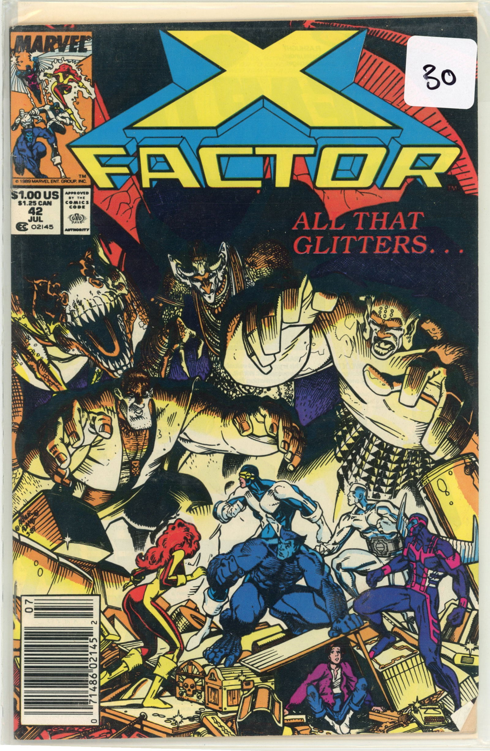 1989 Marvel X-Factor Issue 42 (1 of 1)
