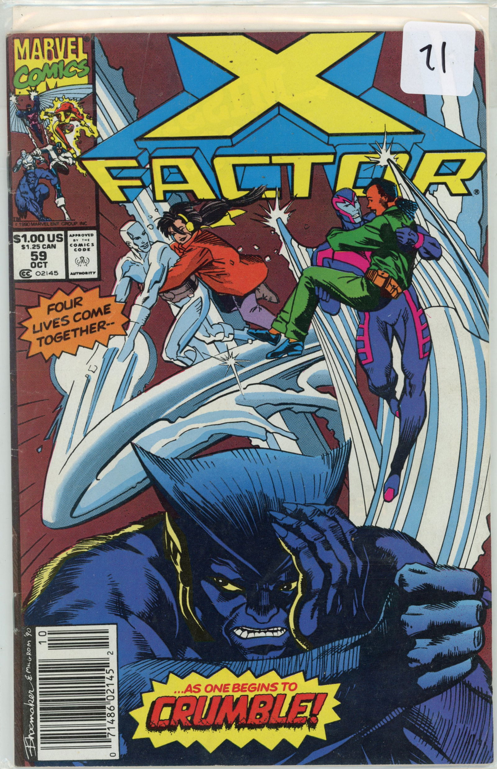 1990 Marvel X-Factor Issue 59 (1 of 1)