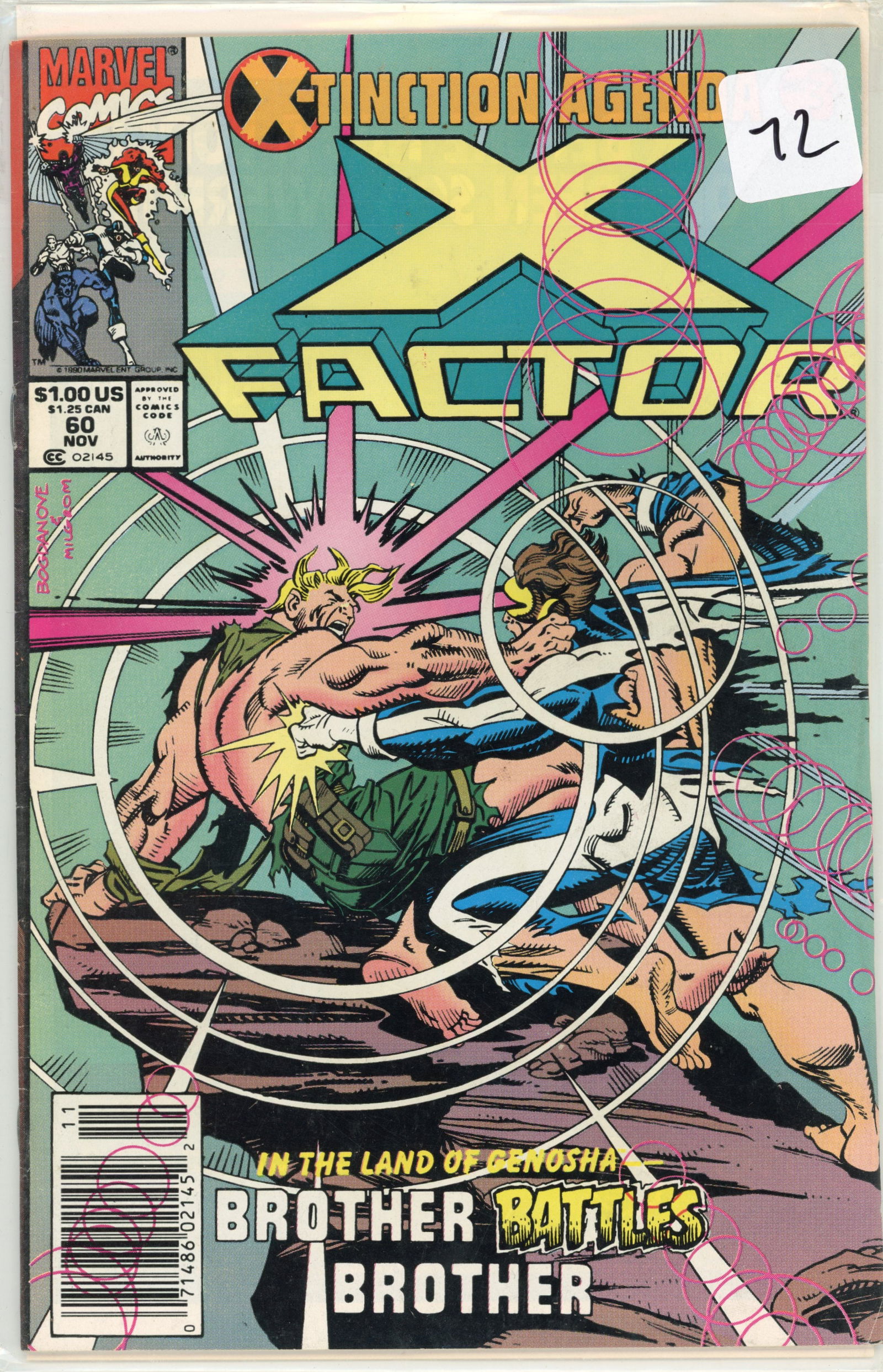 1990 Marvel X-Factor Issue 60 (1 of 1)