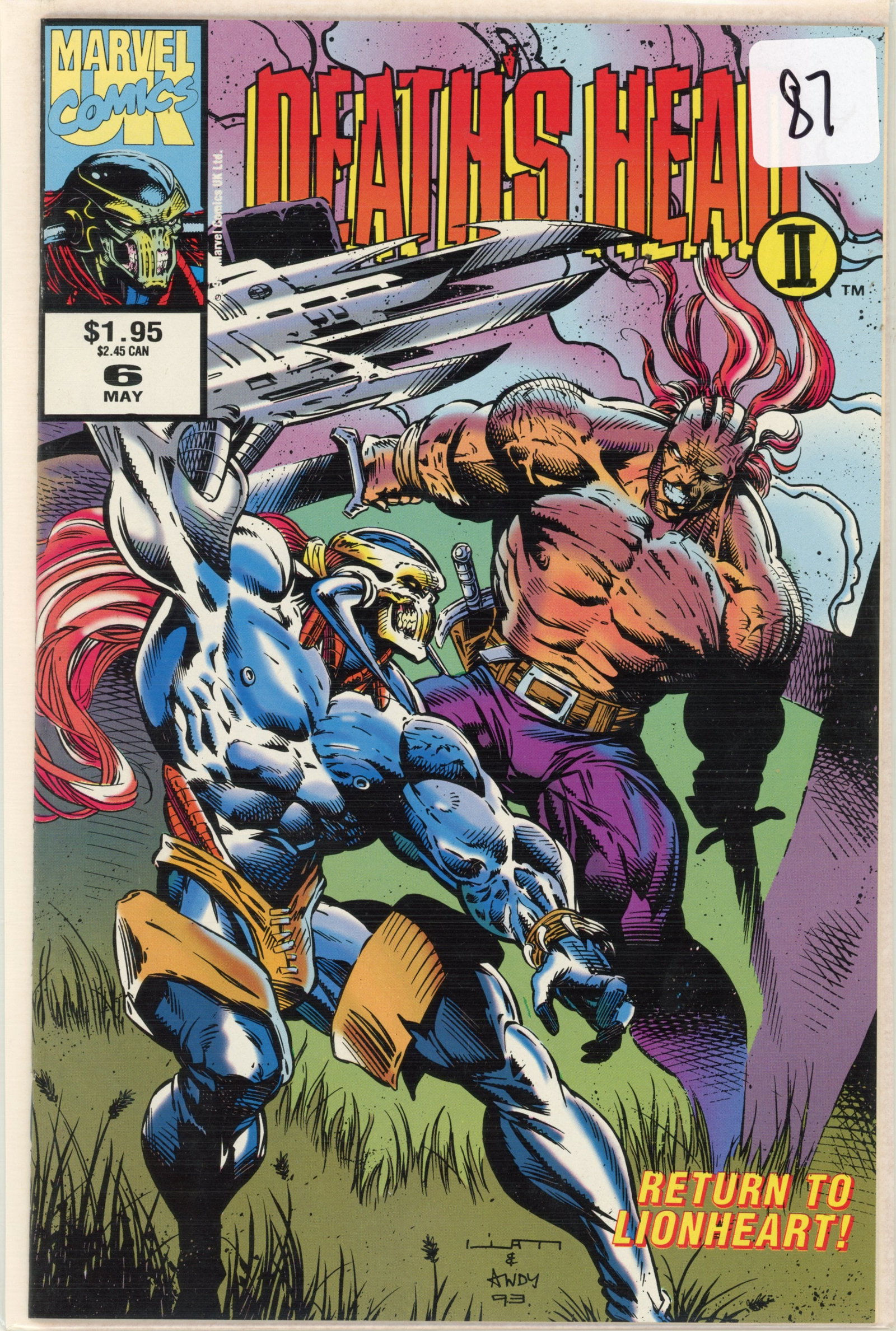 1993 Marvel Deaths Head Issue 6 (1 of 1)