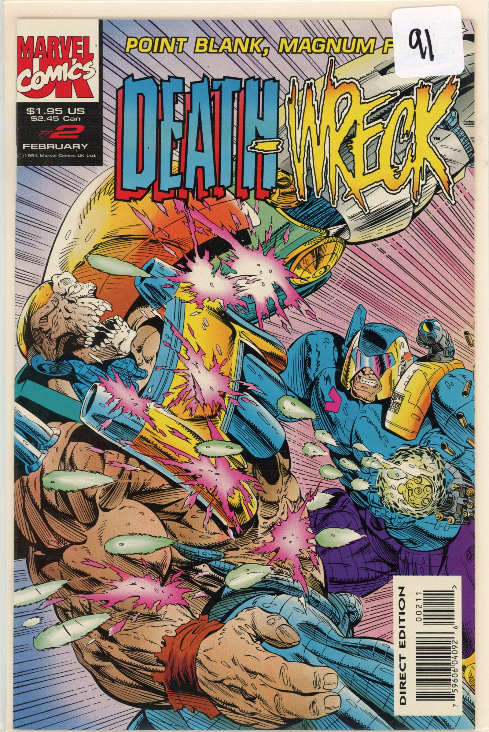 1994 Marvel Death-Wreck Issue 2 (1 of 1)