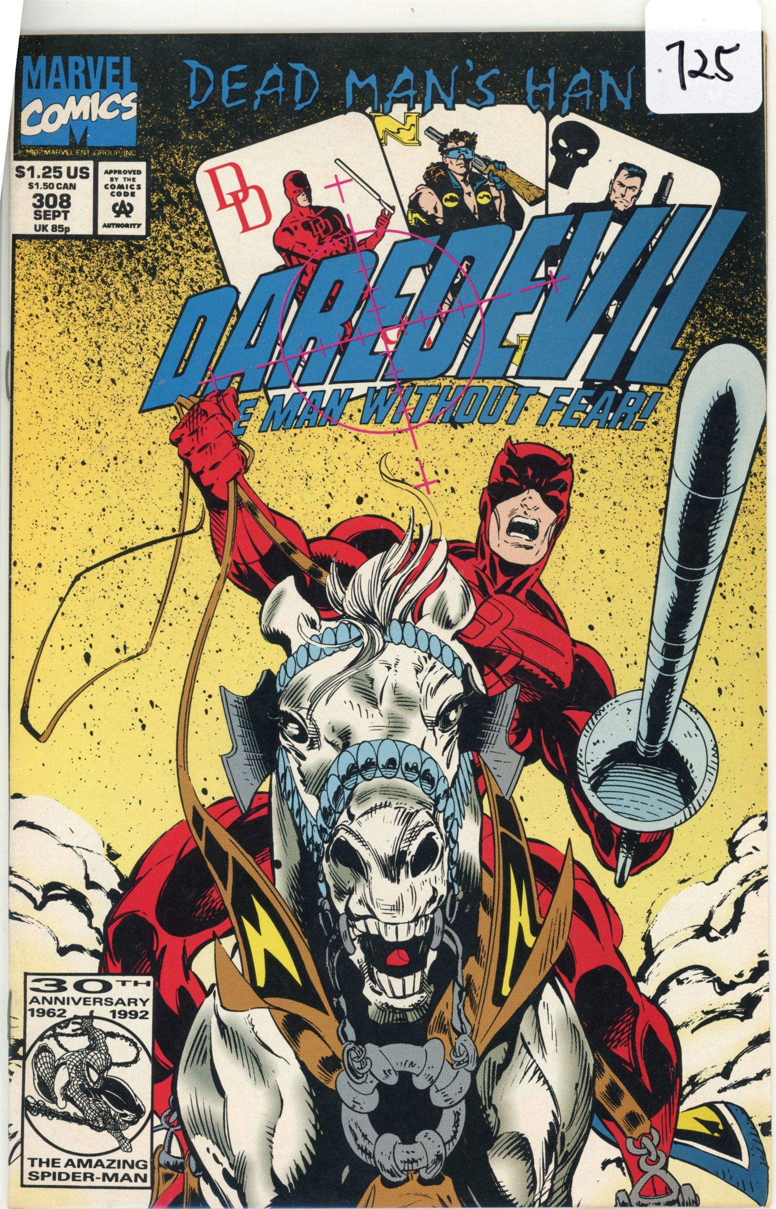 1982 Marvel Daredevil Issue 308 (1 of 1)