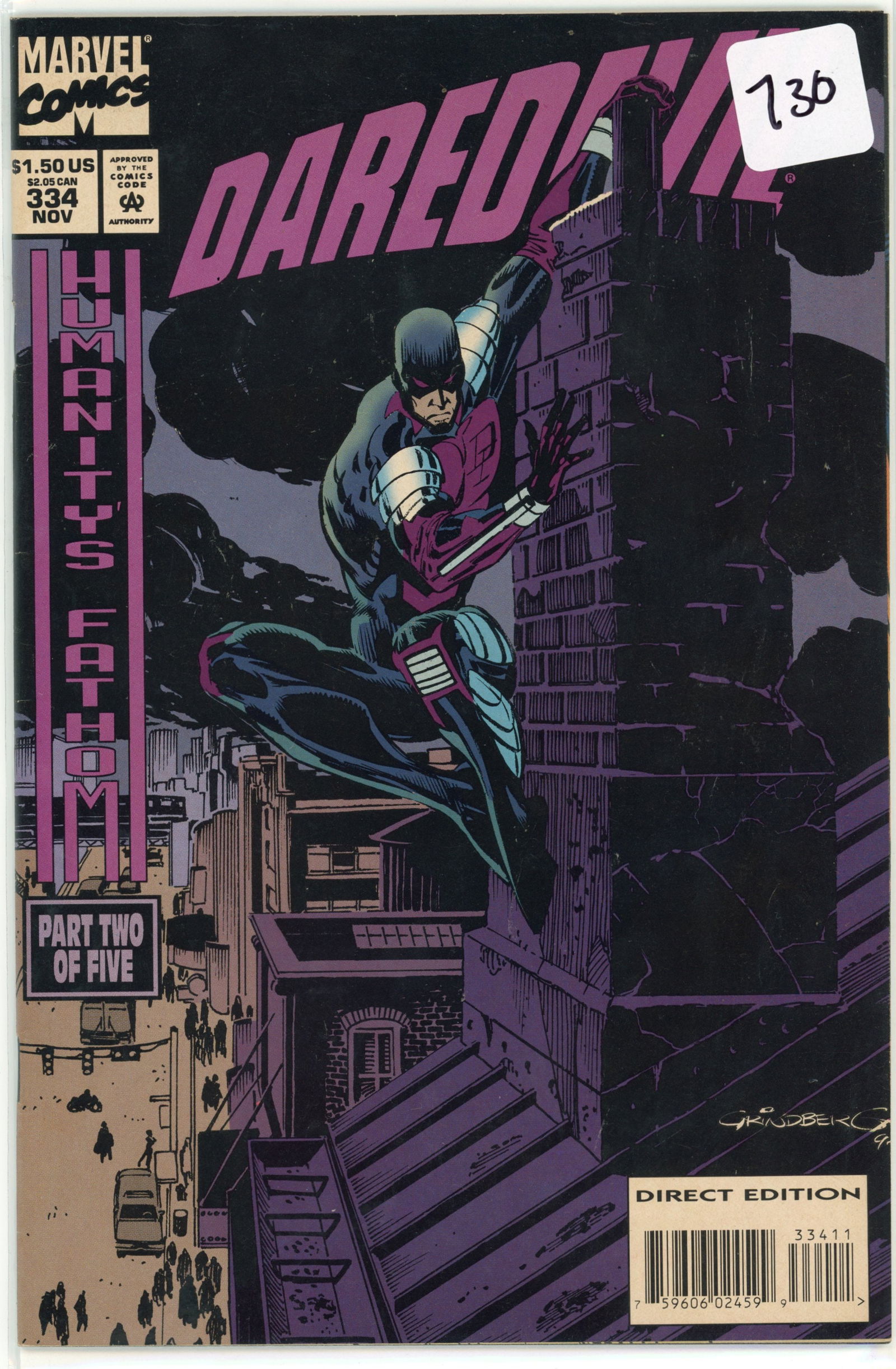 1994 Marvel Daredevil Issue 334 (1 of 1)