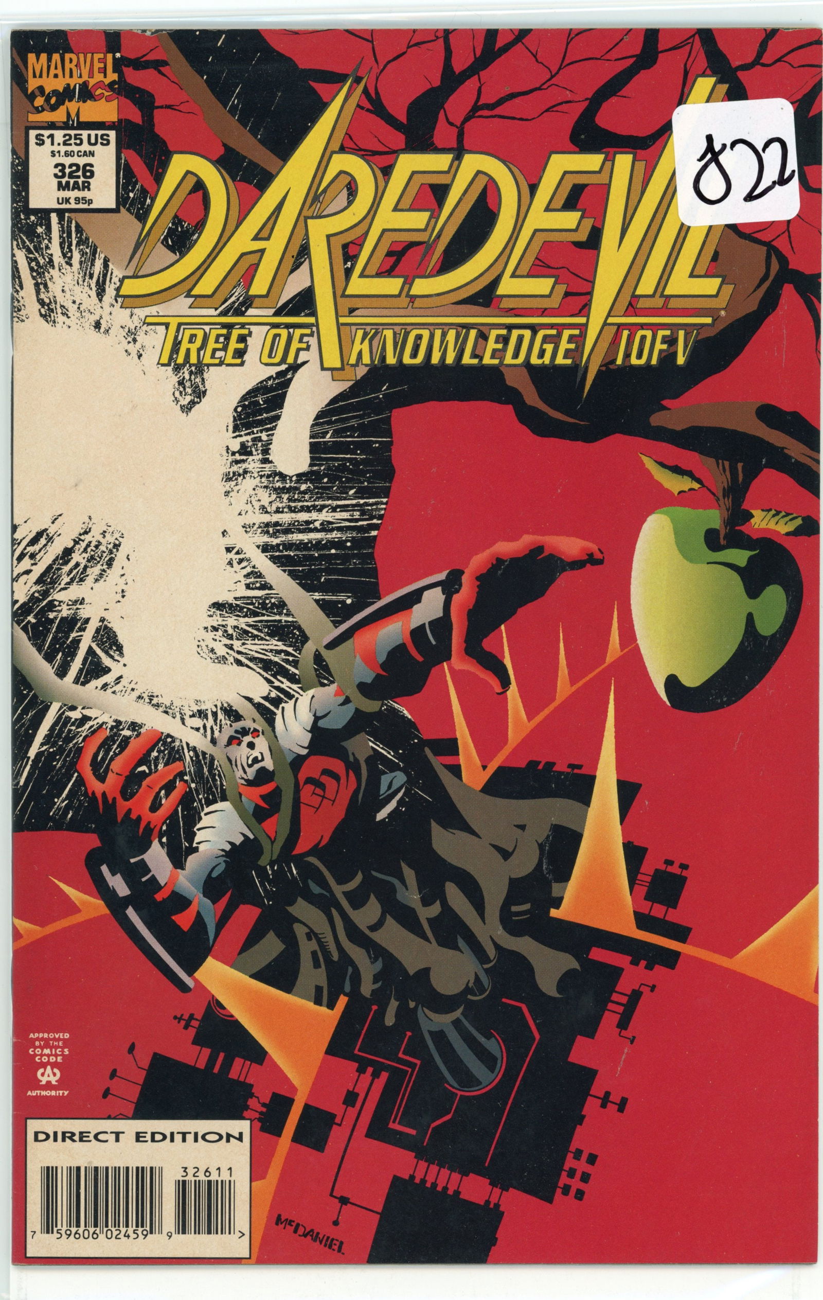 1994 Marvel Daredevil Issue 326 (1 of 1)