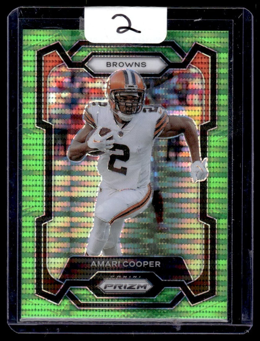 2023 Amari Cooper Panini Prizm/Green Pulsar Prizm: 2023 Amari Cooper Panini Prizm/Green Pulsar Prizm