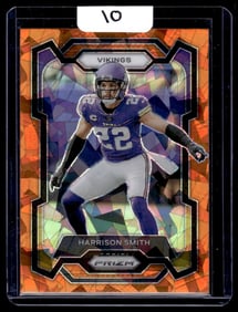 2023 Harrison Smith Panini Prizm/Orange Cracked Ice Prizm