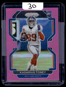 2021 Kadarius Toney Panini Prizm/Purple Prizm RC