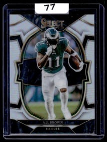 2022 AJ Brown Panini Select/Silver Prizm