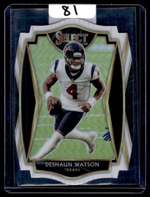 2020 Deshaun Watson Panini Select Die-Cut/Silver Prizm