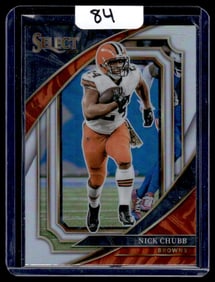 2022 Nick Chubb Panini Select/Silver Prizm