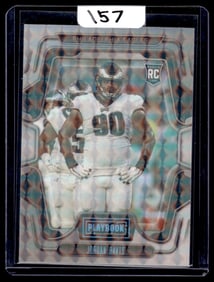 2022 Jordan Davis Panini Playbook Parallel RC