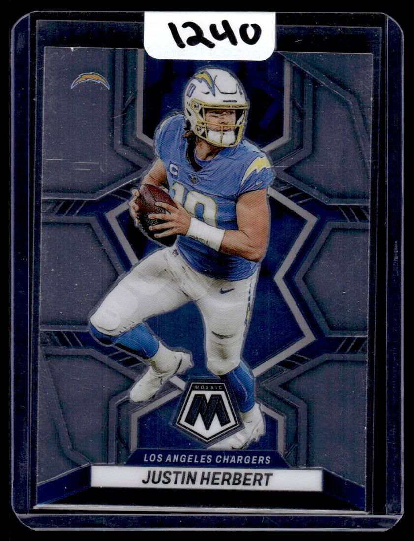 2022 Justin Herbert Panini Mosaic: 2022 Justin Herbert Panini Mosaic