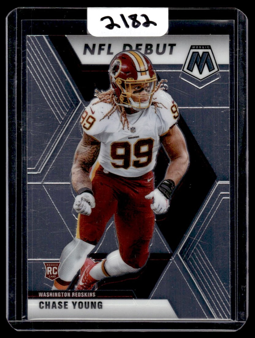 2020 Chase Young Panini Mosaic NFL Debut RC (1 of 1)