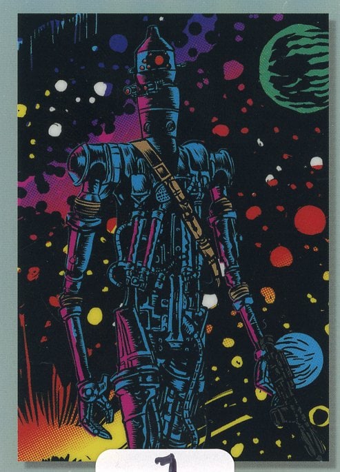 Topps Star Wars Galaxy IG-88 Refractor (1 of 1)