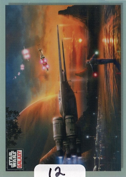 Topps Star Wars Galaxy Dawn Of the Rebellion Refractor (1 of 1)