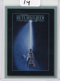 Topps Star Wars Galaxy Return of the Jedi 40th Ann. Poster Card