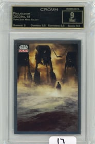 Topps Star Wars Galaxy "Projection" Graded CC&G Mint 9