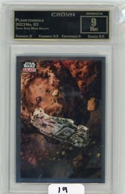 Topps Star Wars Galaxy "Planetesimals" Graded CC&G Mint 9