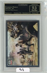 Topps Star Wars Galaxy "Storming Rebels" Graded CC&G Gem Mint 9.5