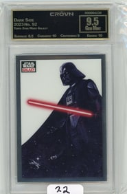 Topps Star Wars Galaxy "Dark Side" Graded CC&G Gem Mint 9.5