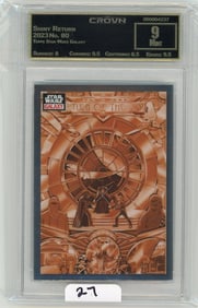 Topps Star Wars Galaxy "Shiny Return" Graded CC&G Mint 9