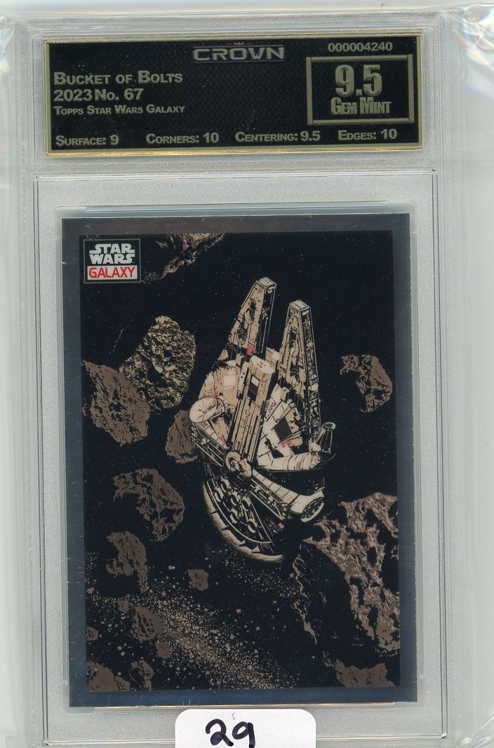 Topps Star Wars Galaxy "Bucket Of Bolts" Graded CC&G Gem Mint 9.5 (1 of 1)
