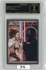 Topps Star Wars Galaxy "A Dyad In The Force" Graded CC&G Mint 9