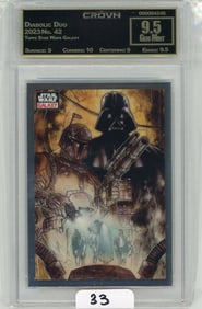 Topps Star Wars Galaxy "Diabolic Duo" Graded CC&G Gem Mint 9.5