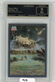 Topps Star Wars Galaxy "Yoda's Hut" Graded CC&G Mint 9