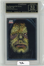 Topps Star Wars Galaxy "The Emperor Up Close" Graded CC&G Gem Mint 9.5