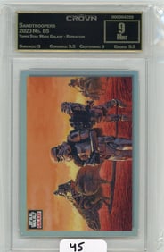 Topps Star Wars Galaxy "Sandtroopers" Refractor Graded CC&G Mint 9