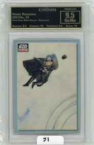 Topps Star Wars Galaxy "Vader Redeemed" Refractor Graded CC&G Gem Mint 9.5
