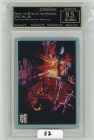 Topps Star Wars Galaxy "From the Eyes Of The Admiral" Refractor Graded CC&G Gem Mint 9.5
