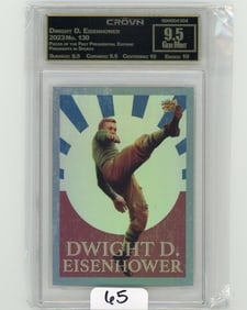 Dwight D. Eisenhower - 2023 Pieces of the Past Presidential Edition: Presidents in Sports Graded
