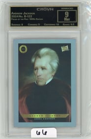 Andrew Jackson - 2024 Pieces of the Past 1800s Edition Graded CC&G Mint 9