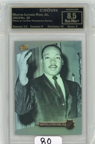 Martin Luther King Jr. - 2023 Pieces of the Past Presidential Edition Graded CC&G Near Mint+ 8.5