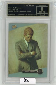 John F. Kennedy - 2023 Pieces of the Past Presidential Edition Graded CC&G Very Fine 6