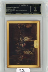 The Night Watch - 2023 Pieces of the Past Music and Art Edition: Rembrandt Graded CC&G Mint 9