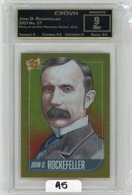 John D. Rockefeller - 2021 Pieces of the Past Historical Edition - Gold Graded CC&G Mint 9