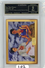 The Two Fridas - 2023 Pieces of the Past Music and Art Edition: Frida Kahlo Graded CC&G Mint 9