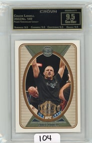 Chuck Liddell - 2022 Panini Chronicles Legacy Graded CC&G Gem Mint 9.5