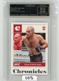 Sean Strickland - 2022 Panini Chronicles - Rookie Graded CC&G Gem Mint 9.5