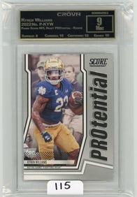 Kyren Williams - 202 Panini Score NFL Draft PROtential - Rookie Graded CC&G Mint 9