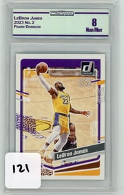 LeBron James - 2023 Panini Donruss Graded CC&G Near Mint 8