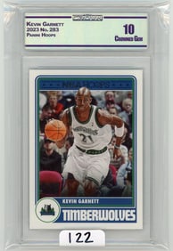 Kevin Garnett - 2023 Panini Hoops Graded CC&G Crowned Gem 10