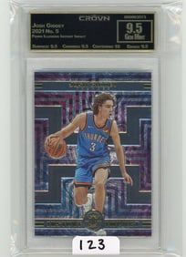 Josh Giddey - 2021 Panini Illusions Instant Impact Graded CC&G Gem Mint 9.5