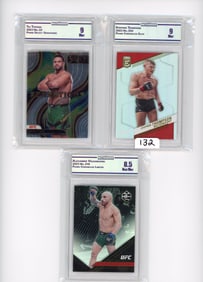 Lot of 3 CC&G Graded UFC Panini cards