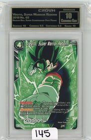 Vegito, Super Warrior Reborn - 2018 Dragon Ball Super Graded CC&G Crowned Gem 10