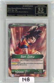 Son Goku/Super Saiyan God Son Goku - 2017 Dragon Ball Super Graded CC&G Gem Mint 9.5